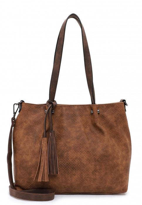 EMILY & NOAH Shopper Bag in Bag Surprise klein Braun 330702 cognac/brown 702