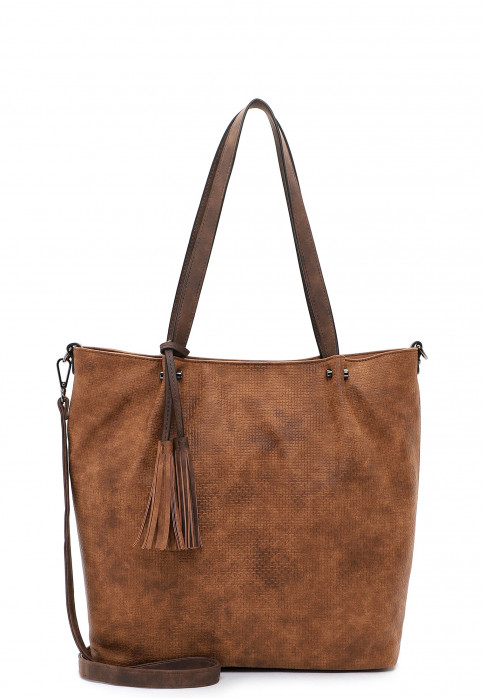 EMILY & NOAH Shopper Bag in Bag Surprise groß Braun 331702 cognac/brown 702