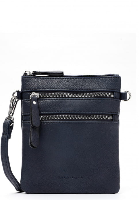 EMILY & NOAH Handtasche mit Reißverschluss Emma Blau 60392500F-1790 blue 500F