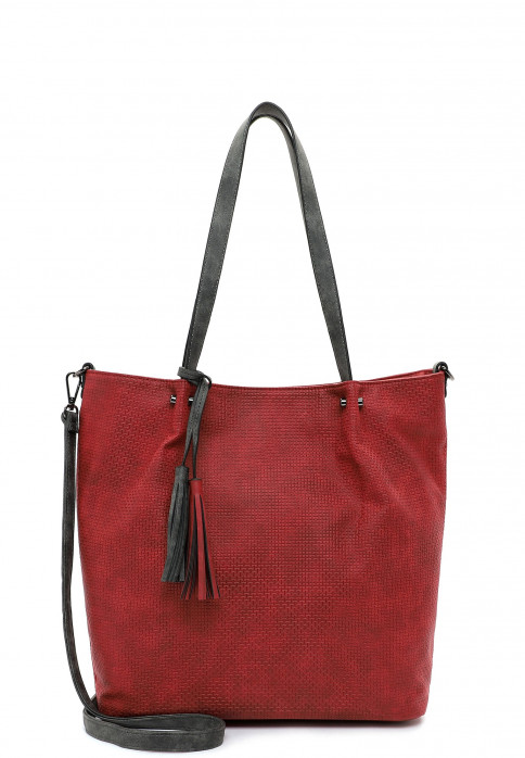 EMILY & NOAH Shopper Bag in Bag Surprise groß Rot 331625 red/darkgrey 625
