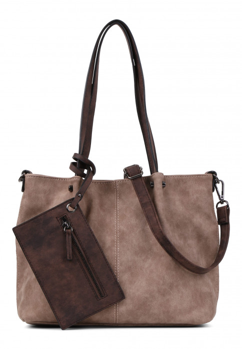 EMILY & NOAH Shopper Bag in Bag Surprise Grau 299902-1790 taupe brown 902